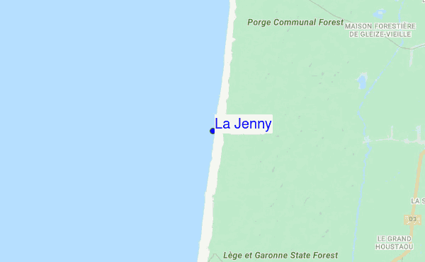 La Jenny location map