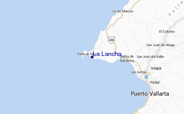 La Lancha Location Map