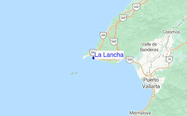La Lancha Location Map