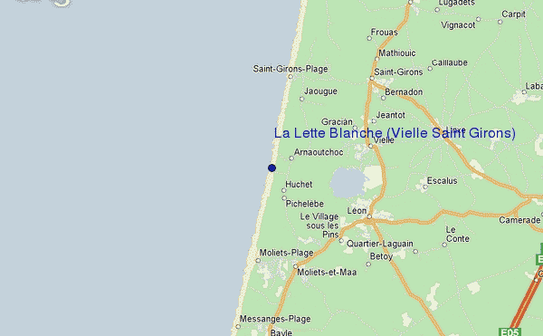 La Lette Blanche (Vieille Saint Girons) location map