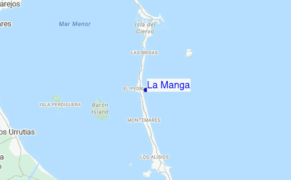 La Manga location map