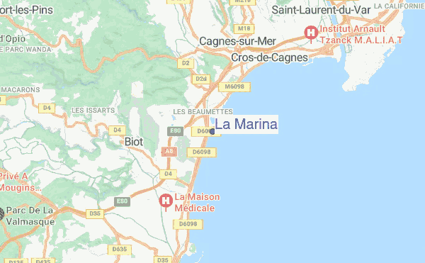 La Marina location map