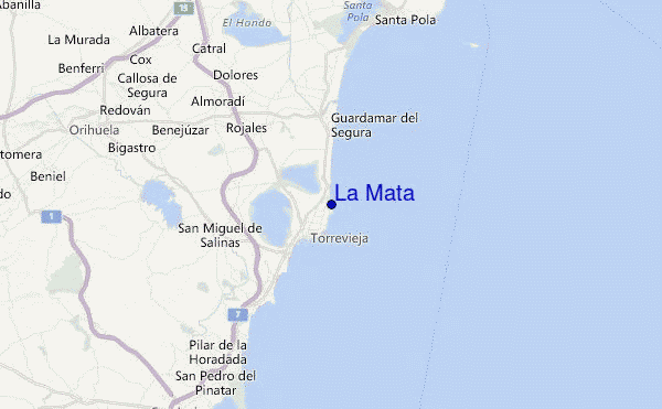 La Mata Location Map