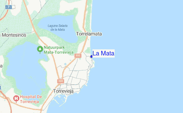 La Mata location map