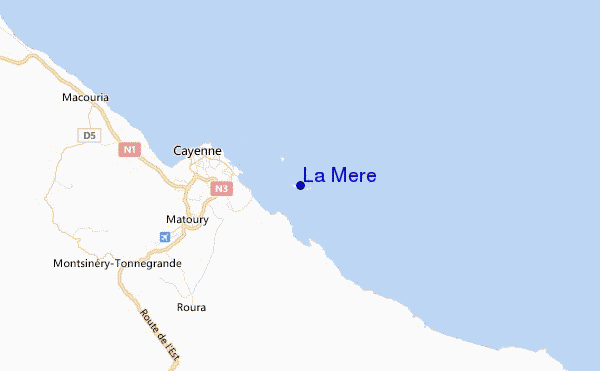 La Mère Location Map