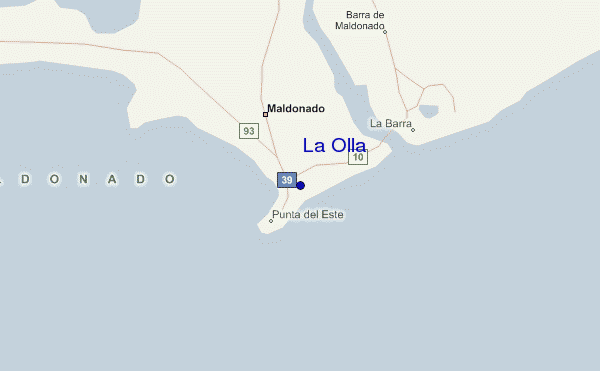 La Olla location map