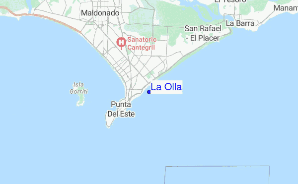 La Olla location map