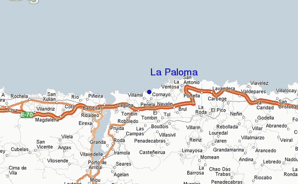 La Paloma location map