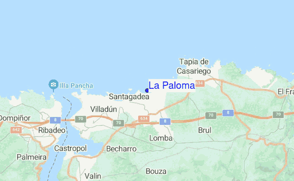 La Paloma location map