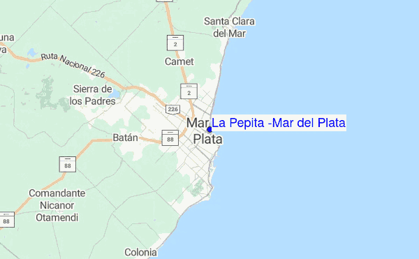 La Pepita (Mar del Plata) Location Map