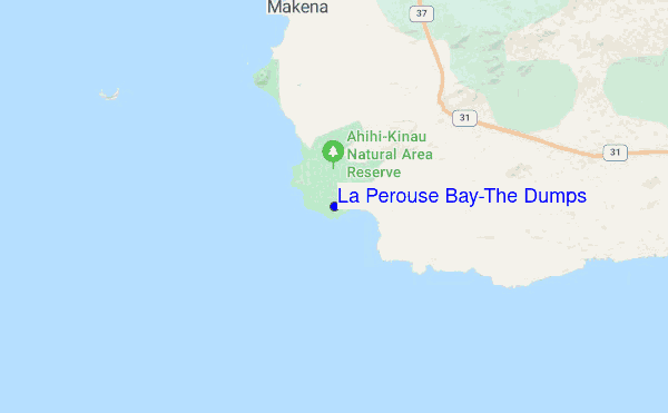 La Perouse Bay/The Dumps location map