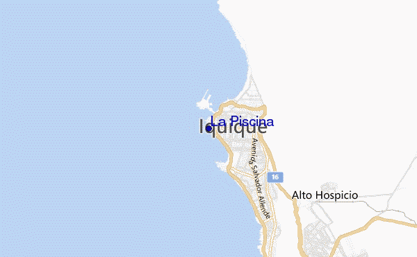 La Piscina location map