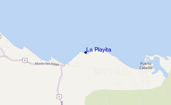 La Playita location map