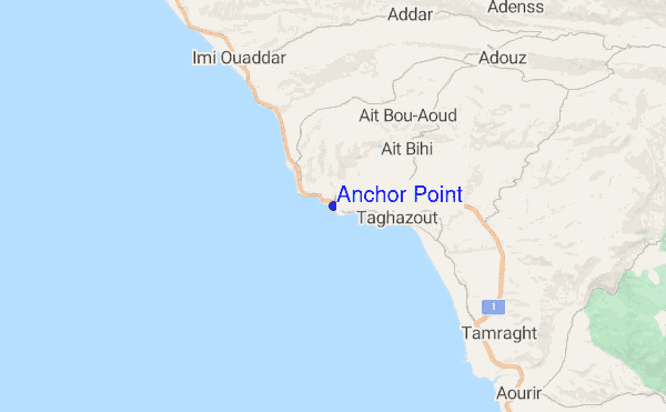 Anchor Point location map