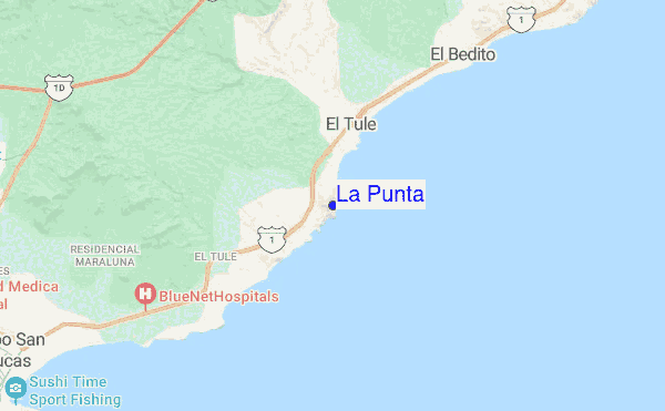 La Punta location map