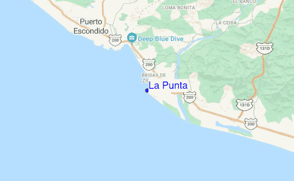 La Punta location map