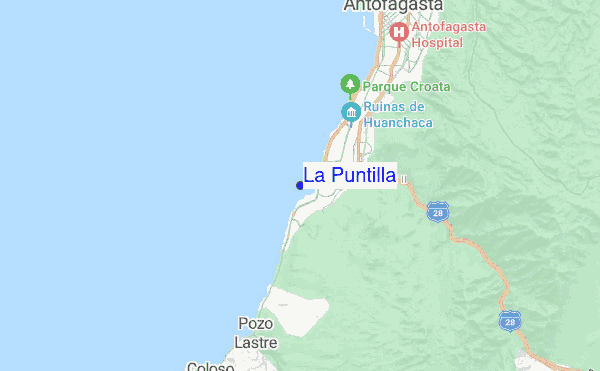 La Puntilla location map