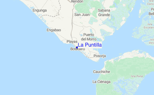 La Puntilla Location Map
