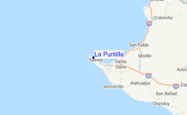 La Puntilla Location Map