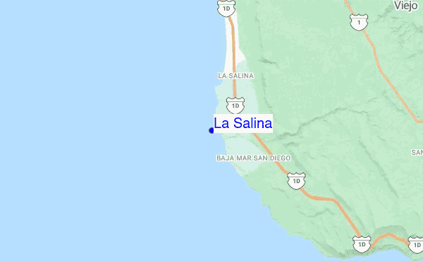 La Salina location map