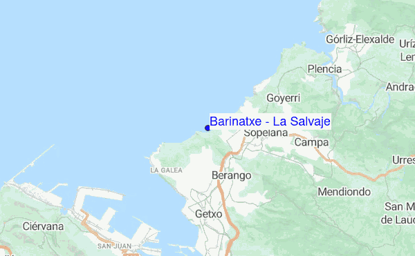 Barinatxe - La Salvaje location map