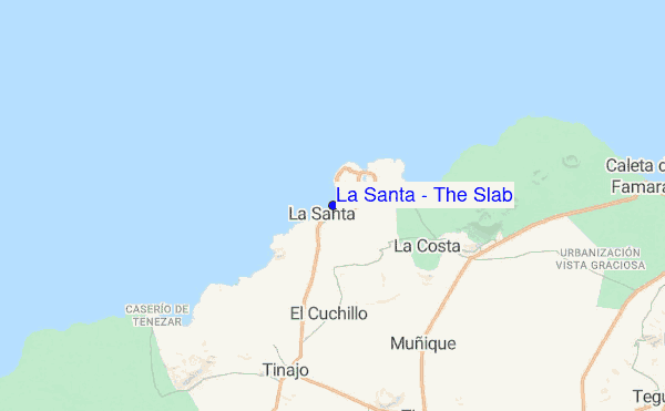 La Santa - The Slab location map