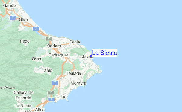 La Siesta Location Map