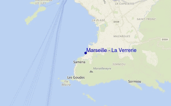Marseille - La Verrerie location map