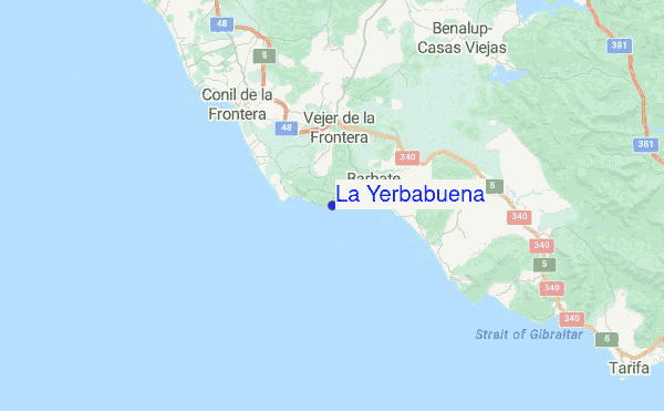La Yerbabuena Location Map