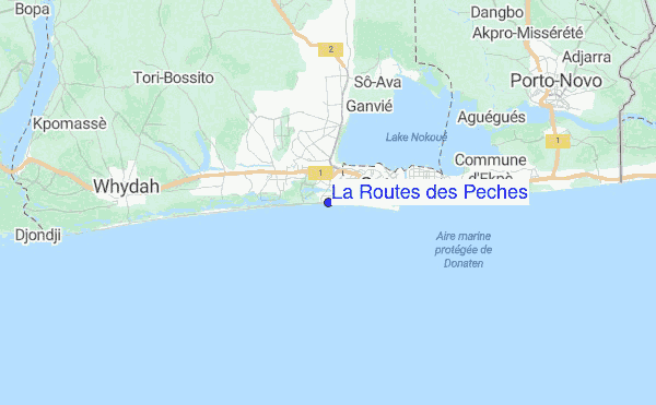 La Routes des Pêches Location Map