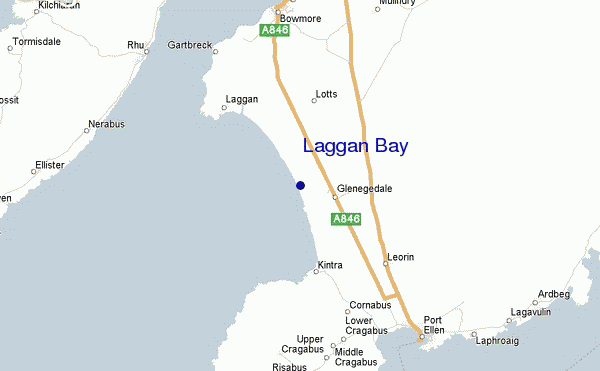 Laggan Bay (Islay) location map