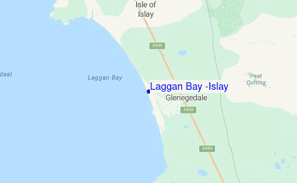 Laggan Bay (Islay) location map