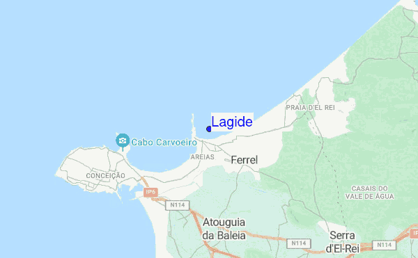 Lagide location map