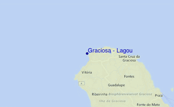 Graciosa - Lagou location map