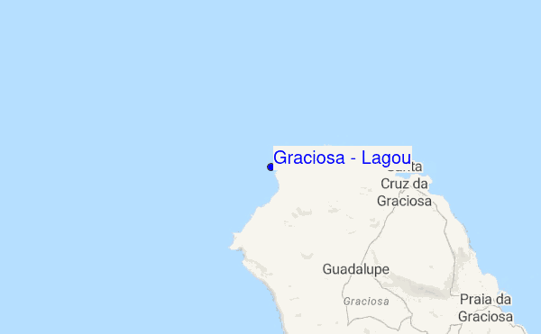 Graciosa - Lagou location map