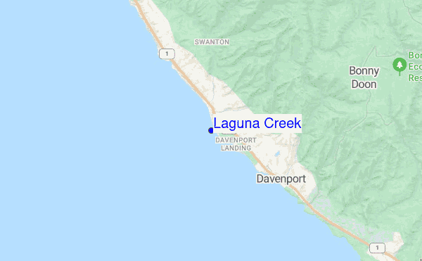 Laguna Creek location map