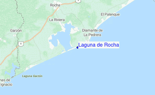 Laguna de Rocha Location Map