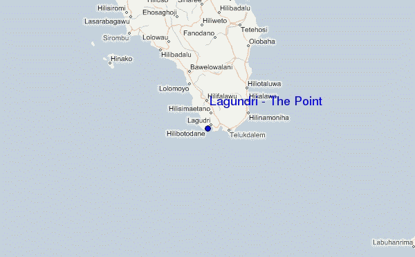 Lagundri - The Point Location Map