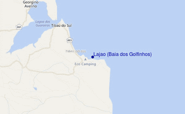 Lajao (Baia dos Golfinhos) location map