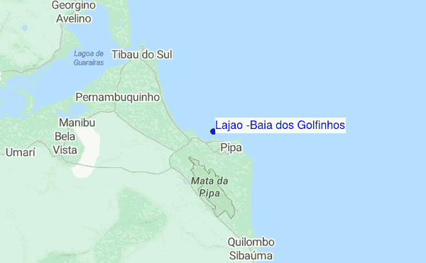 Lajao (Baia dos Golfinhos) location map