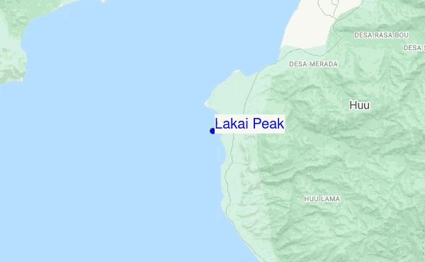 Lakai Peak location map