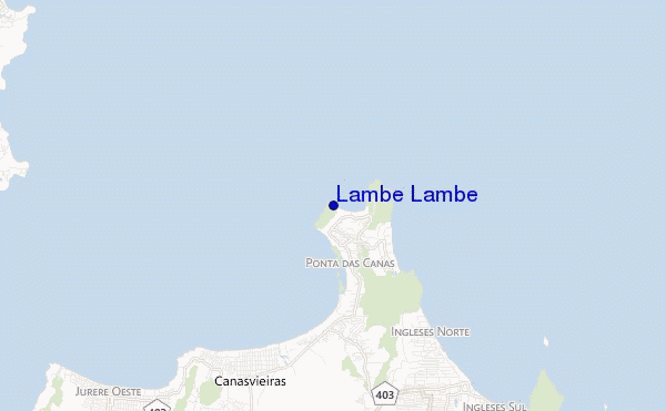 Lambe Lambe location map