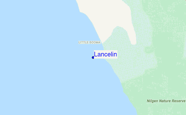 Lancelin location map