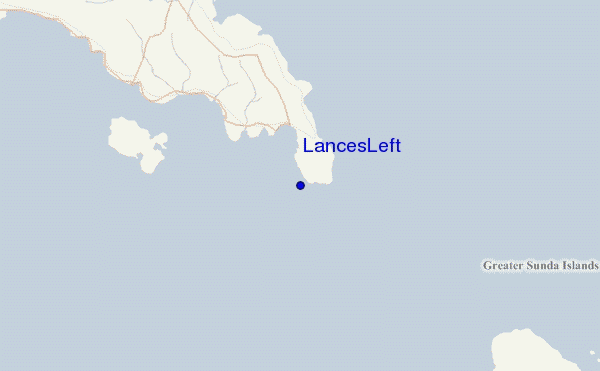 Lances Left location map