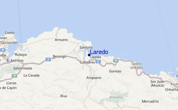 Laredo Location Map