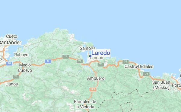 Laredo Location Map