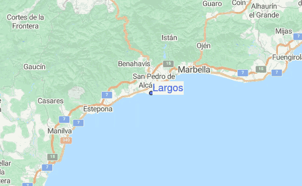 Largos Surf Forecast and Surf Reports (Andalucia, Spain)