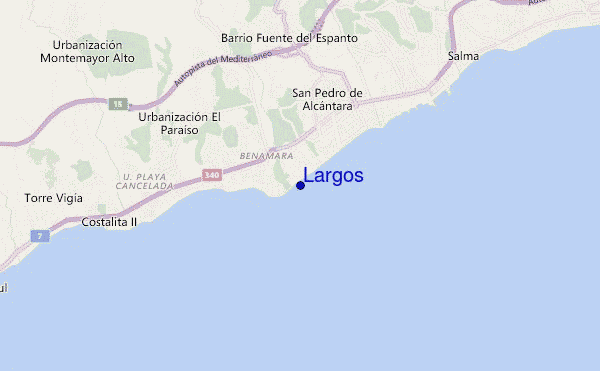 Largos location map