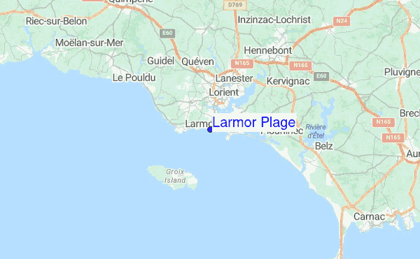 Larmor Plage Location Map