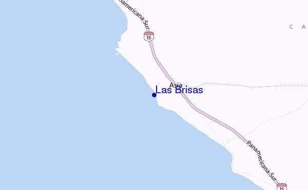 Las Brisas location map